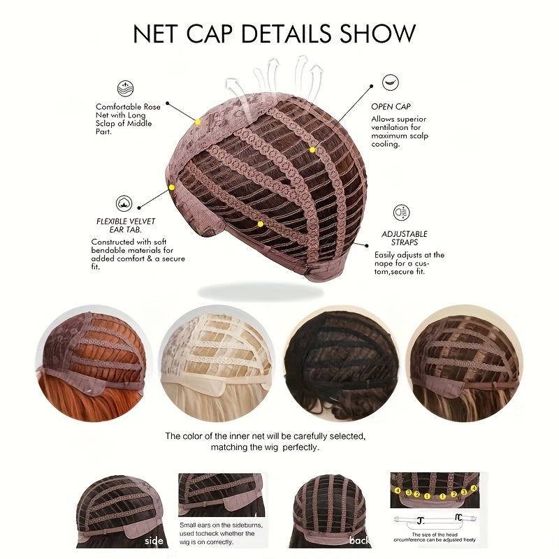 Women's Fashion Pixie Cut Wig Basic Style Rose Mesh Cap 150% High Density Black Pixie Short Wig 4 inches\u002F10.2cm Natural Voluminous Style Glue-Free Full-Machine Breathable Mesh Cap Ideal for Cosplay